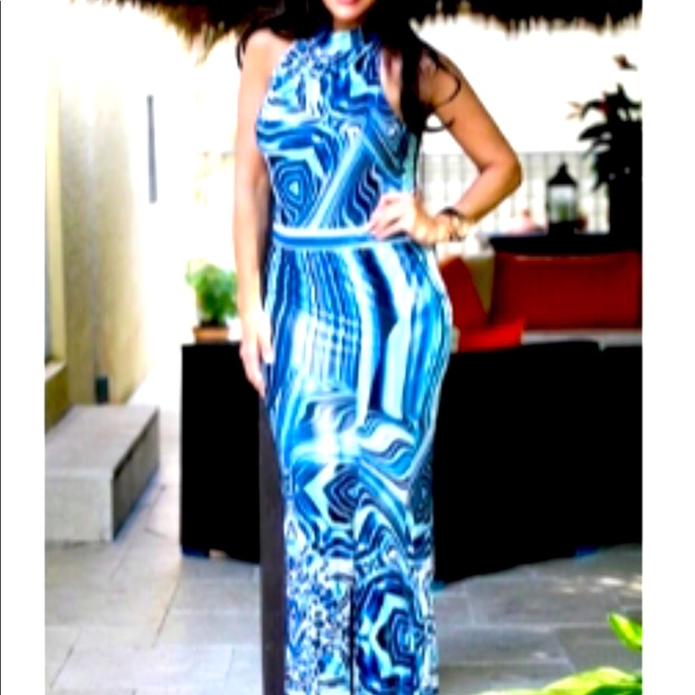 Blue Long Dress